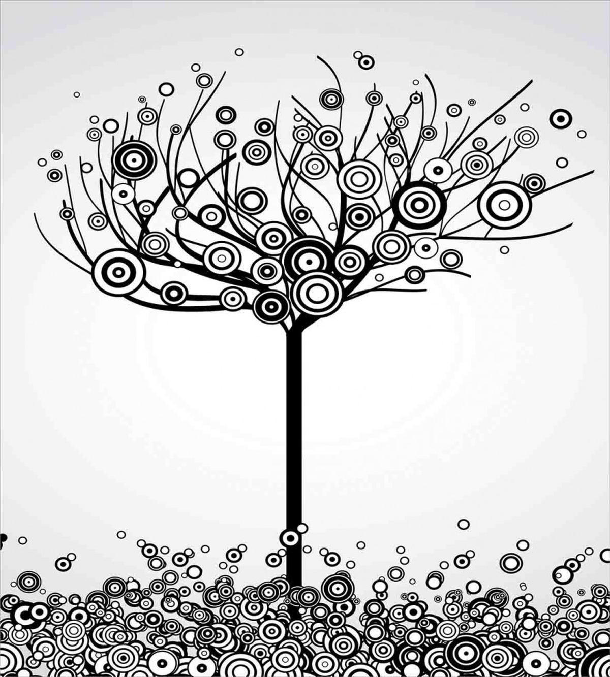 Circular Leaves — Pattern