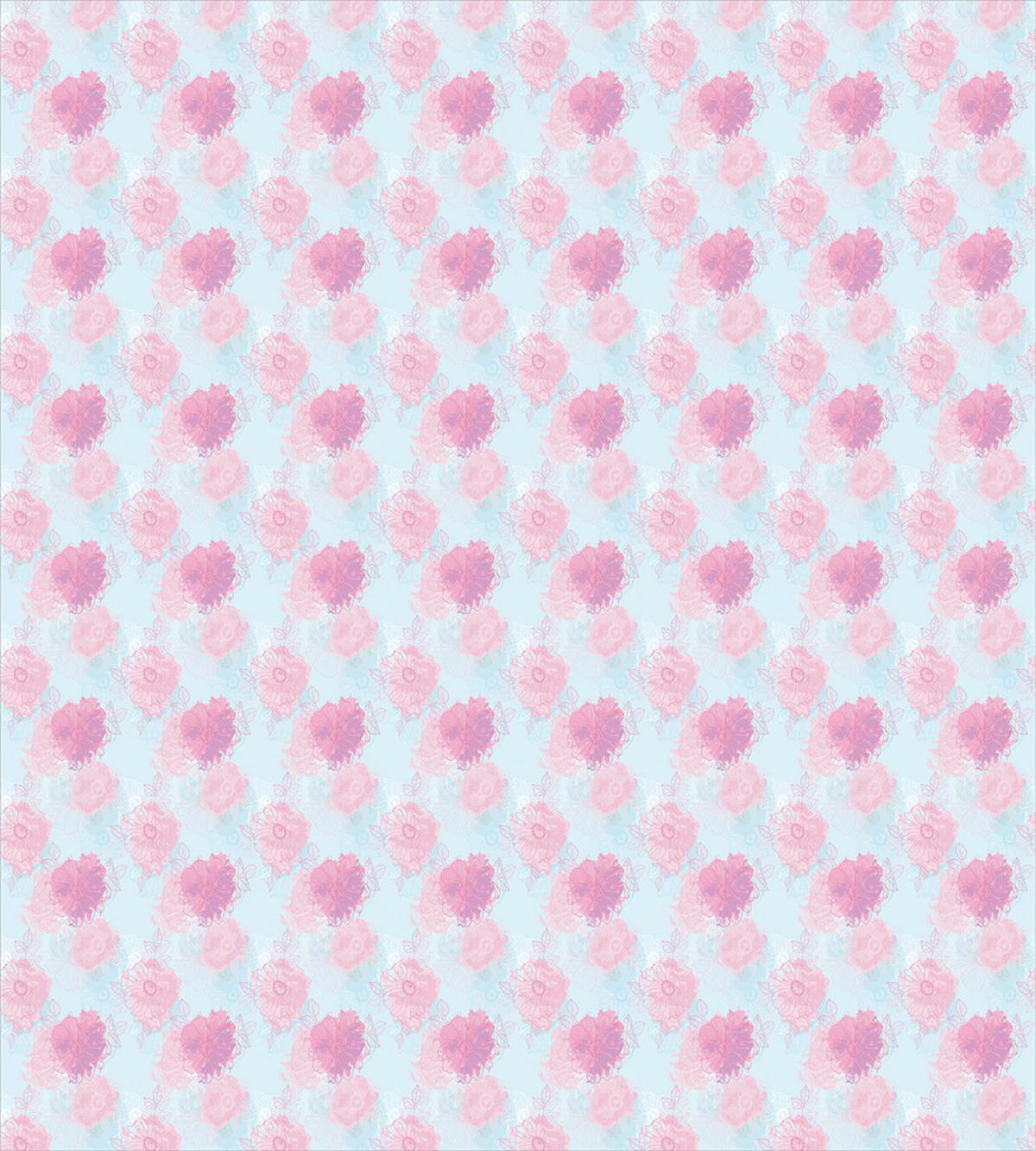 Rose Buds Soft Flowers — Pattern