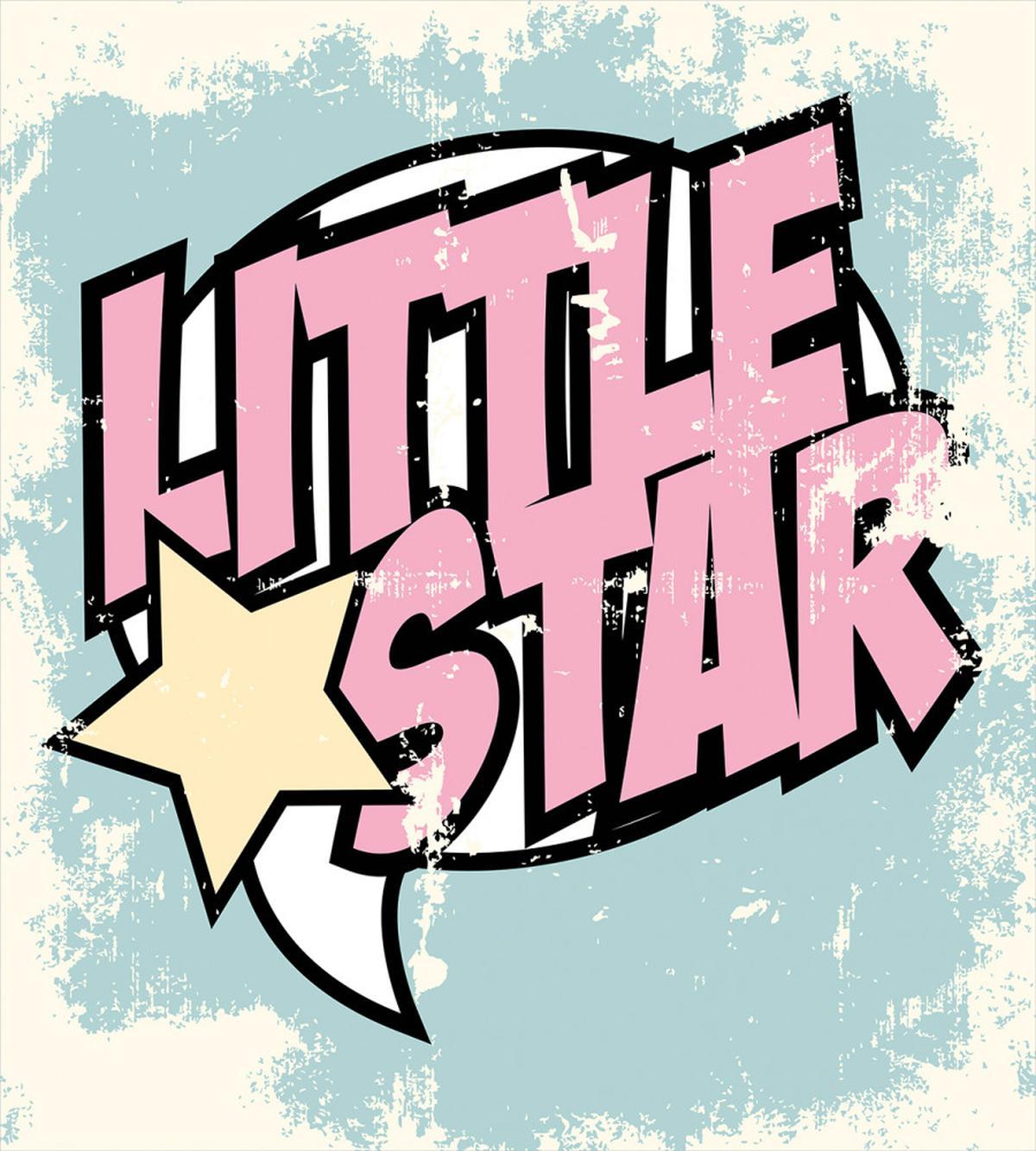 Grunge Retro Star — Pattern