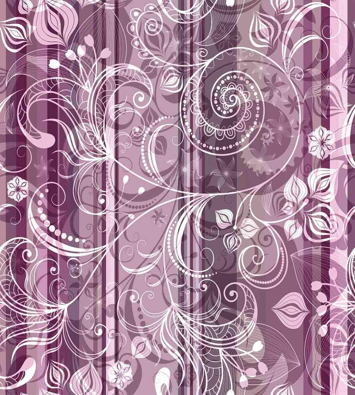 Flowers Leaves Retro — Pattern