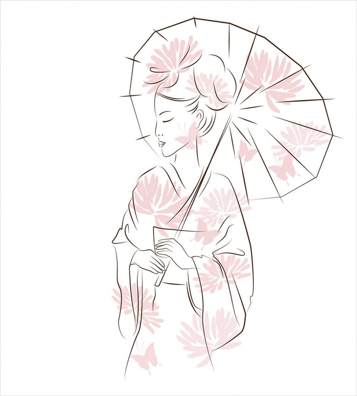 Geisha Girl — Pattern