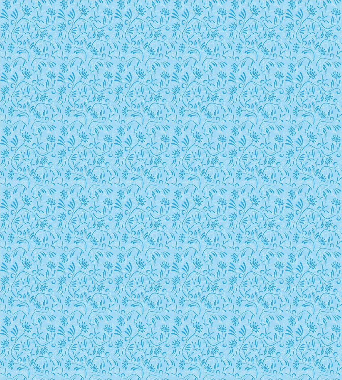 Blue and White Flowers — Pattern