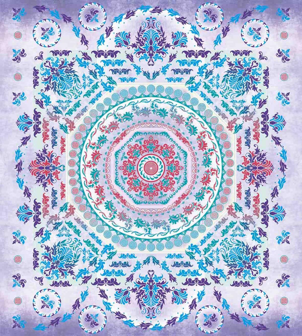 Floral Medallion Design — Pattern