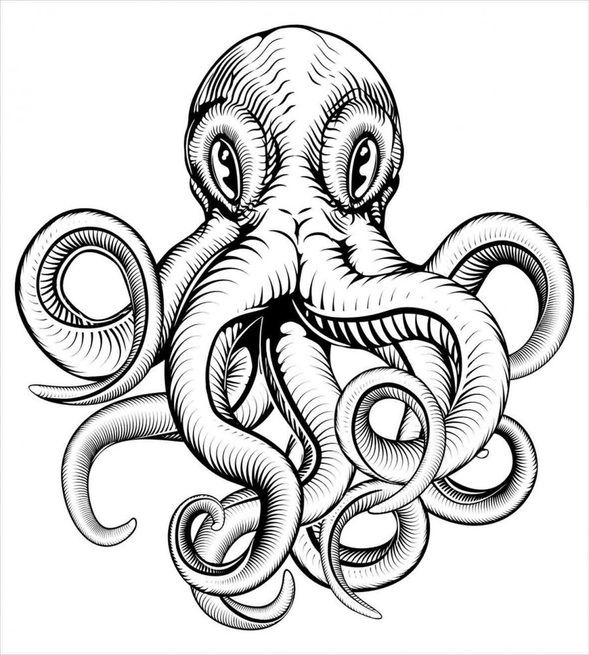 Sketch Monochrome Art — Pattern