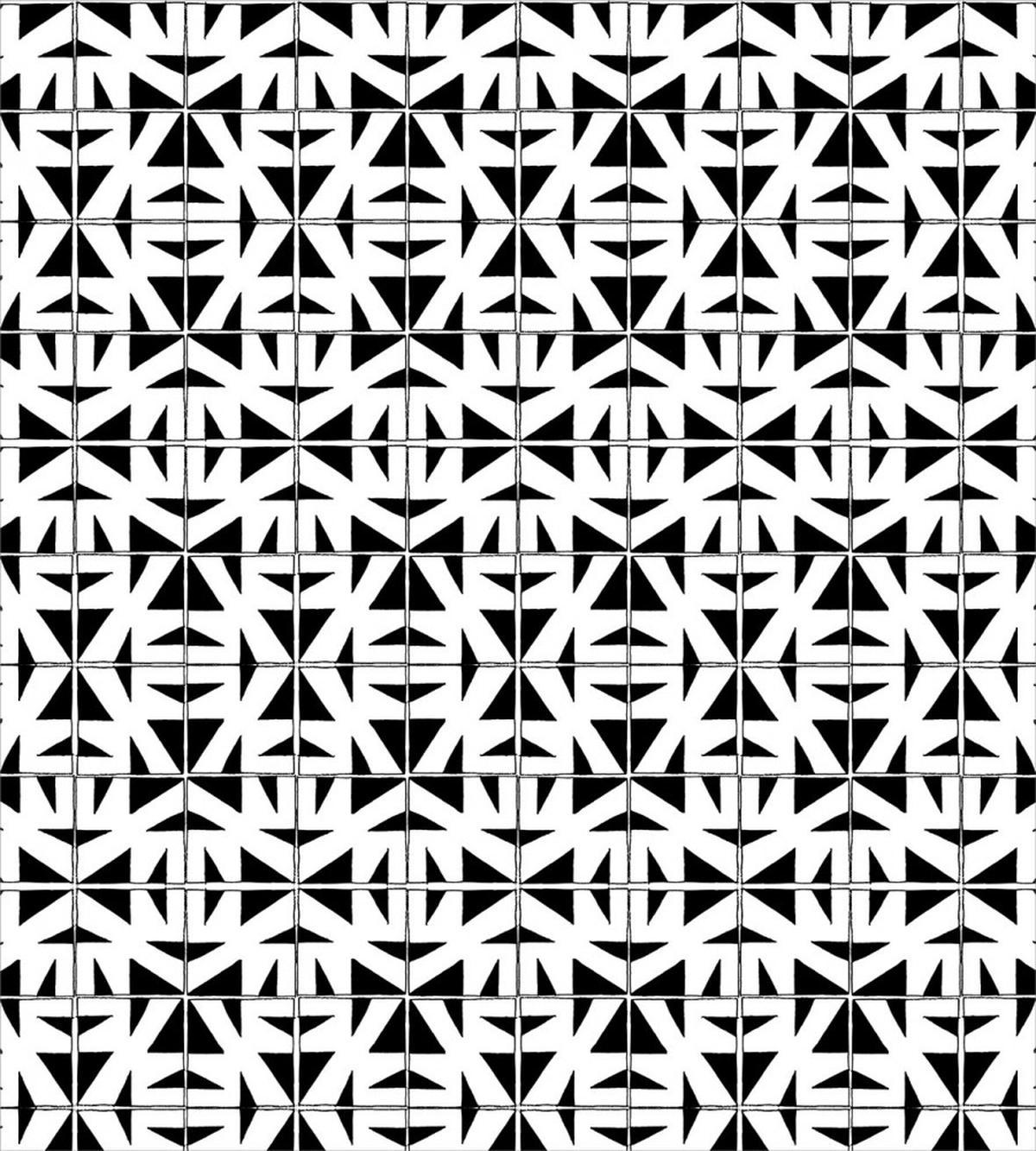Monochrome Stripes Squares — Pattern