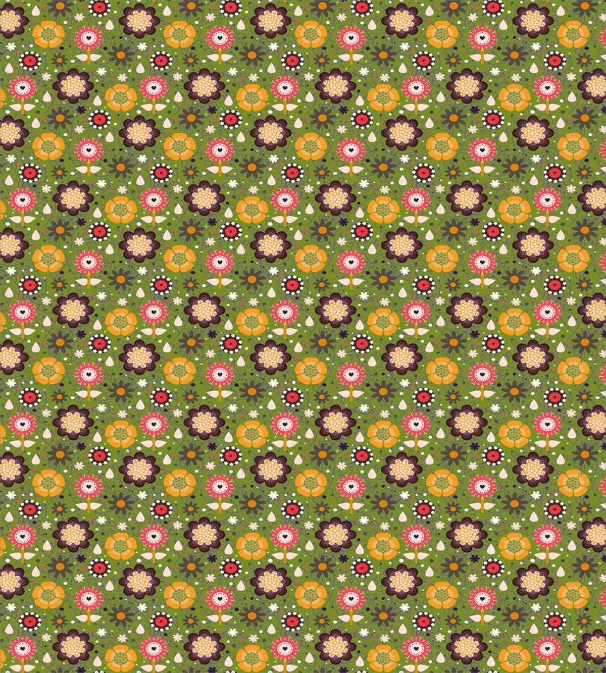 Spring Nature Flowers — Pattern