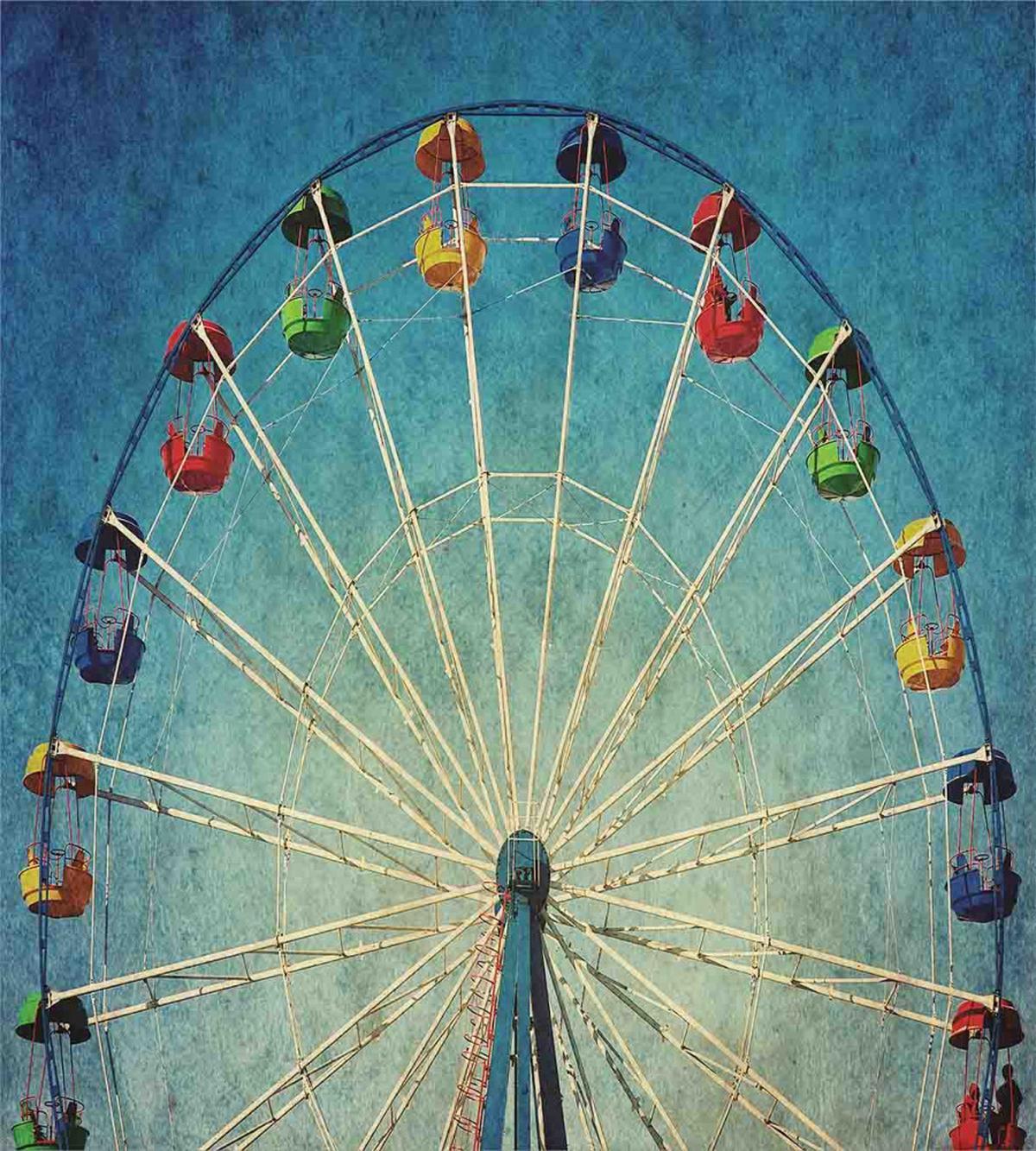 Ferris Wheel Fun Retro — Pattern