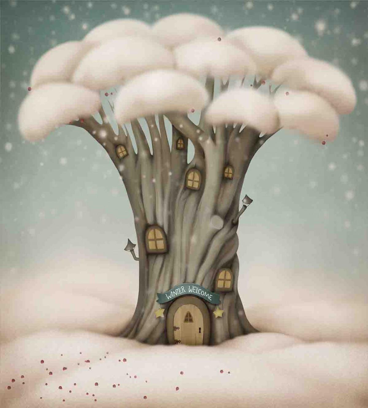 Tree in the Sky Fantasy — Pattern