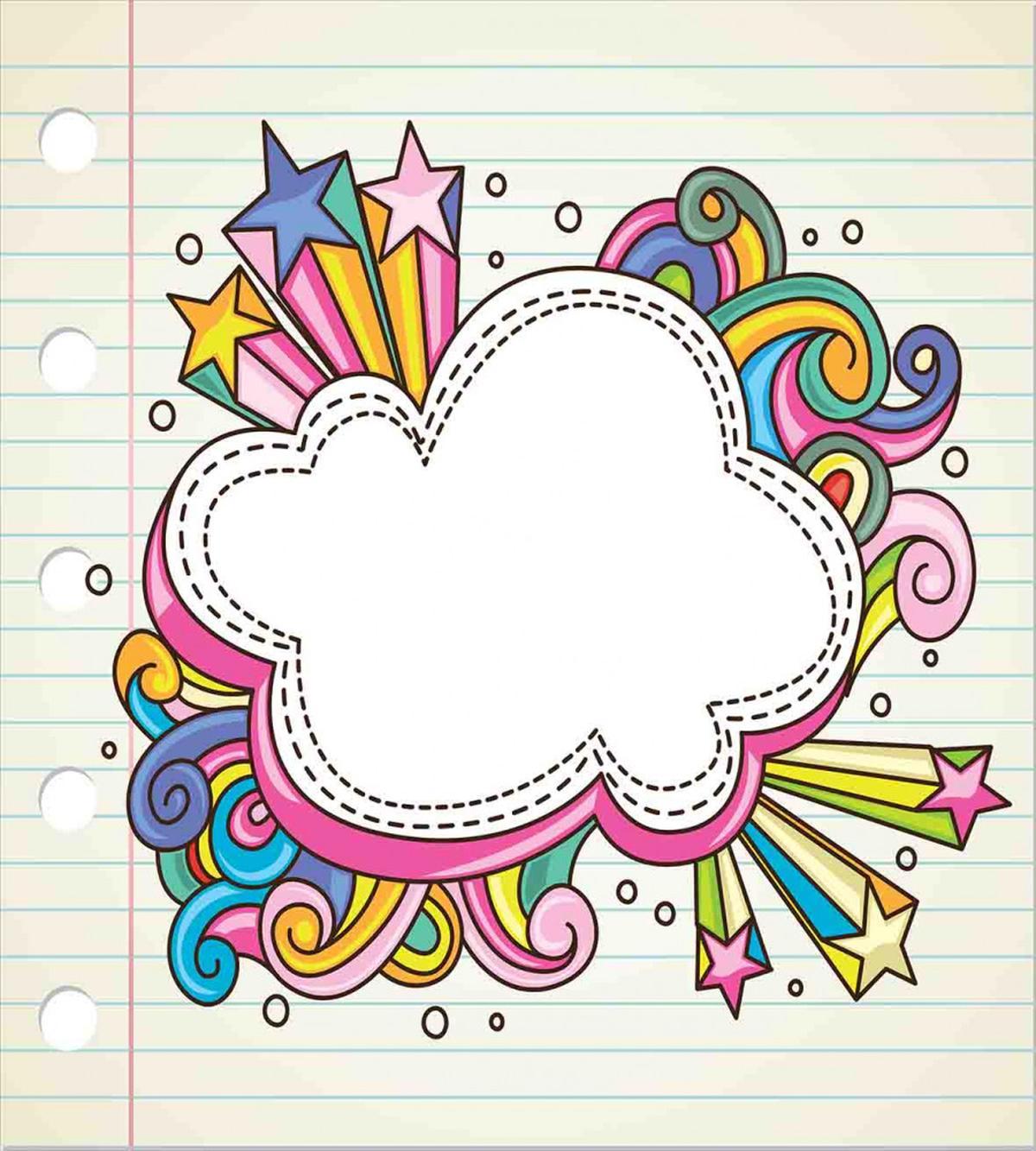 Colorful Cloud Burst — Pattern