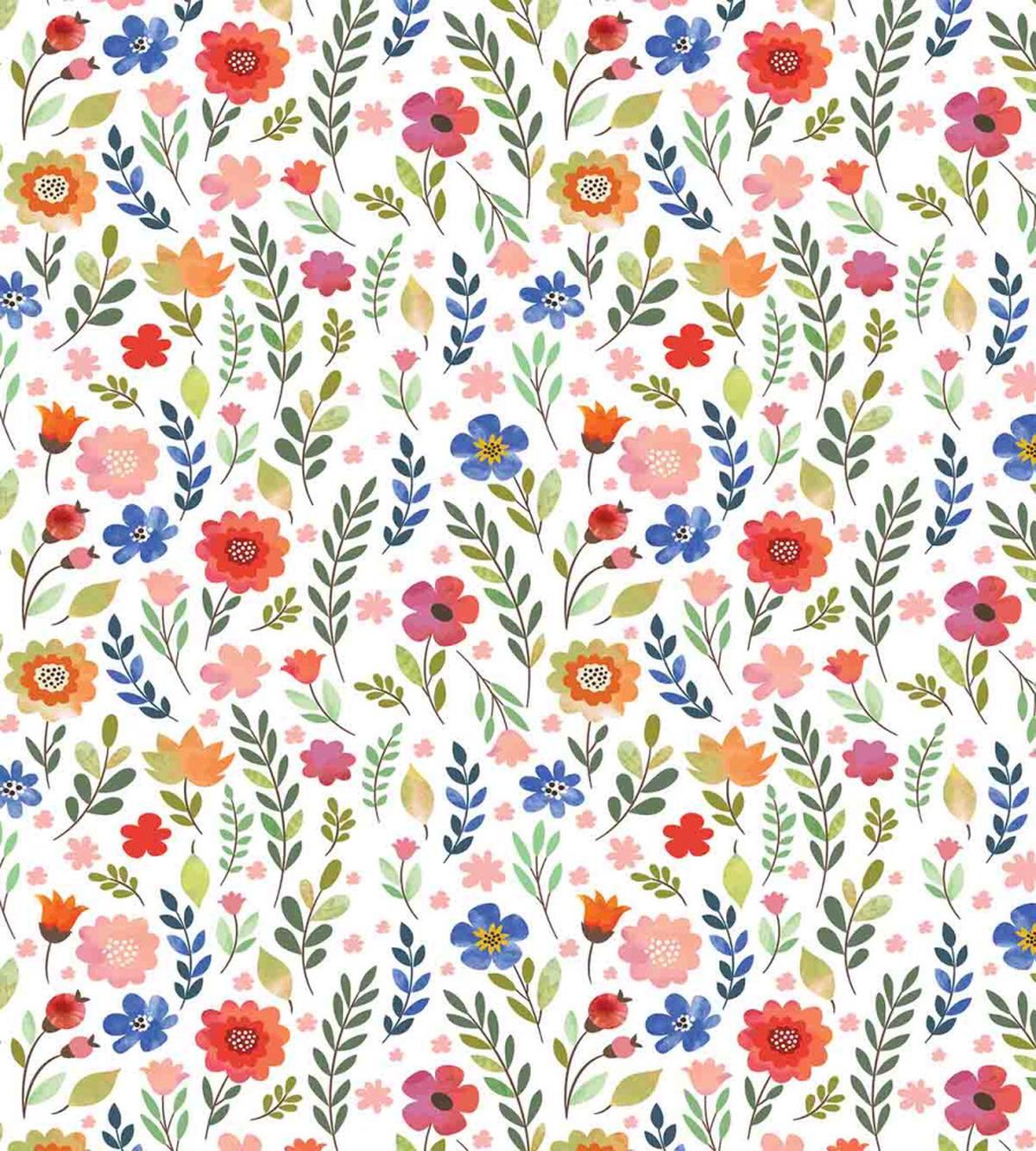 Soft Colored Floret — Pattern