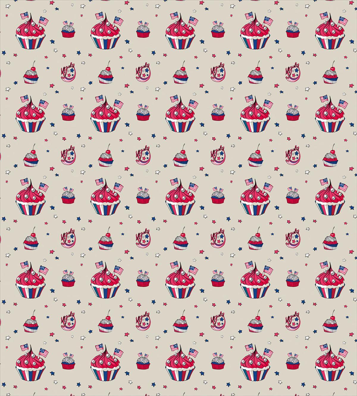 Cupcakes with Flags — Pattern