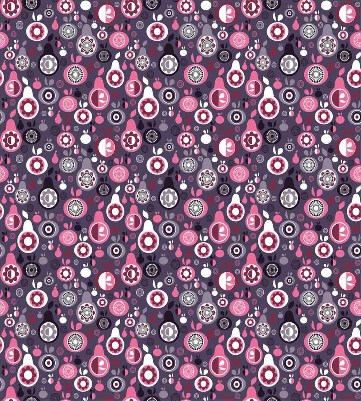 Ornate Pears and Apples — Pattern