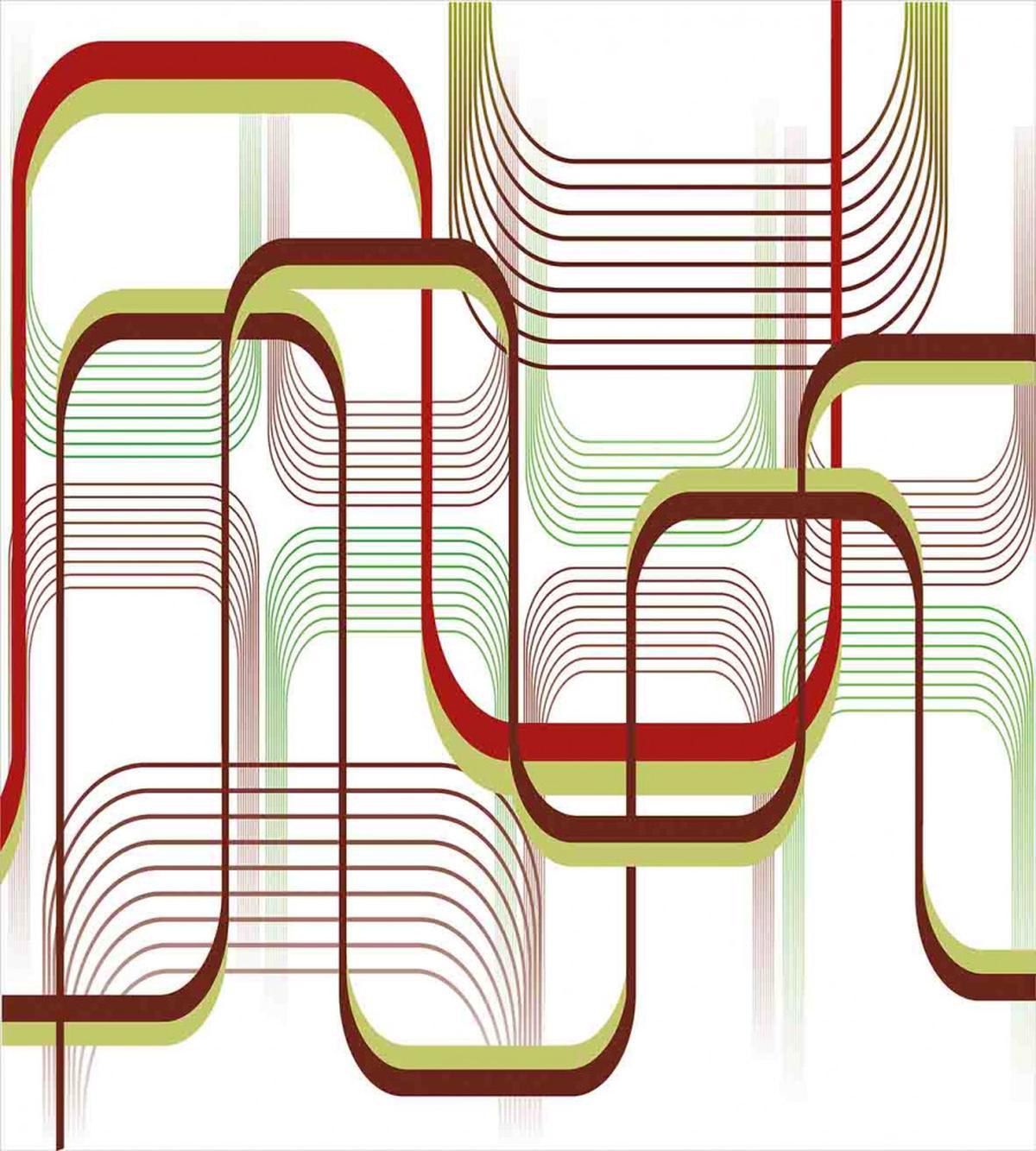 Wavy Abstract Shape Line — Pattern