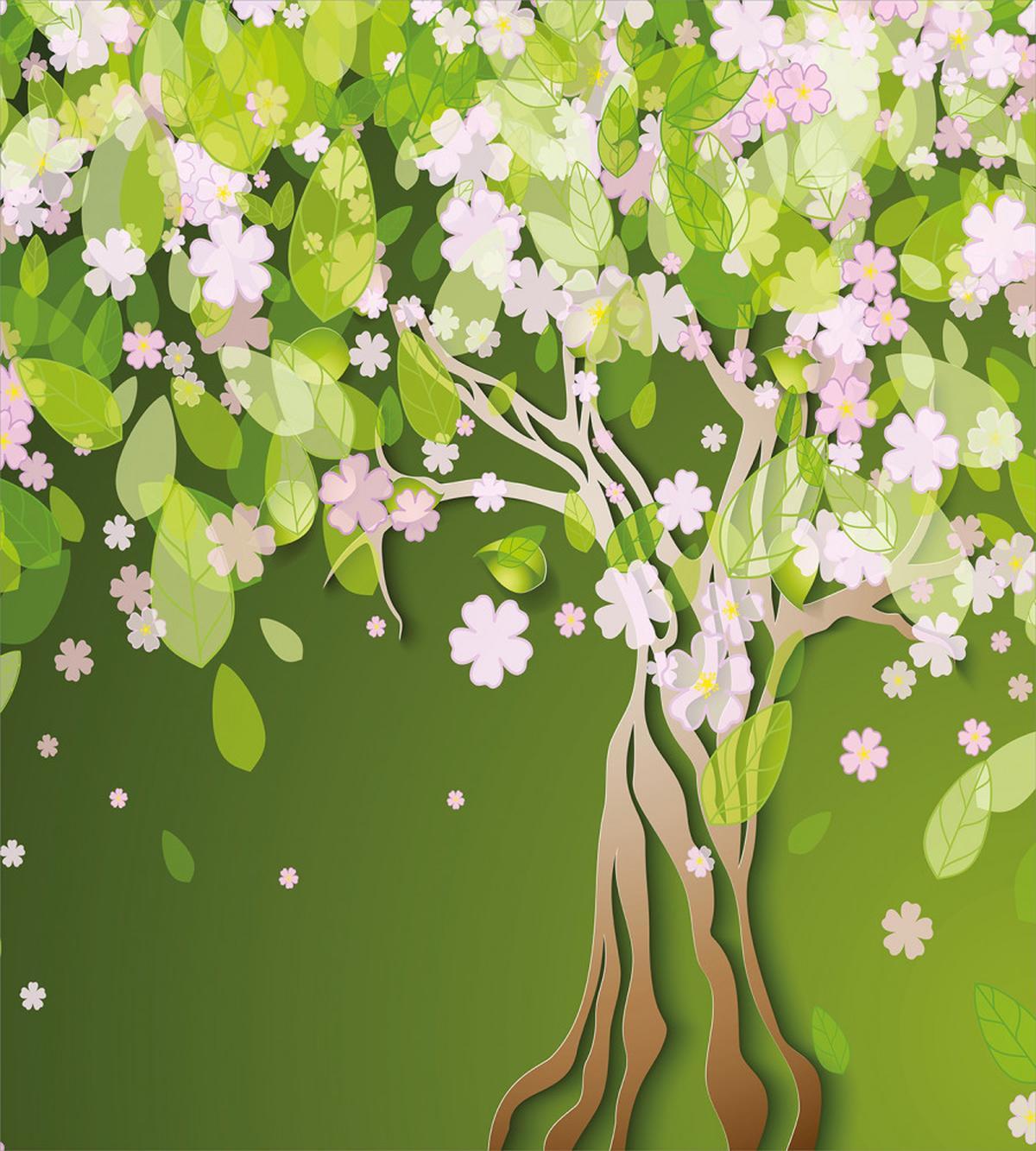 Blossoming Petals Florets — Pattern