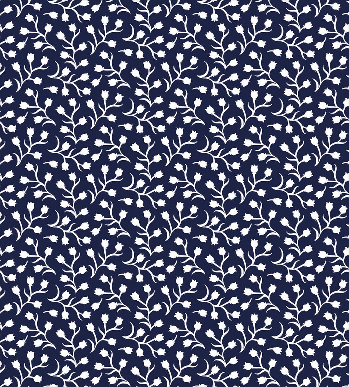 Ethnic Monochrome Tulips — Pattern