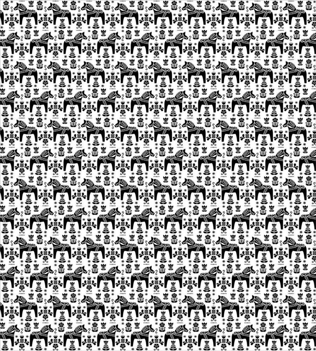 Swedish Dala Horses — Pattern