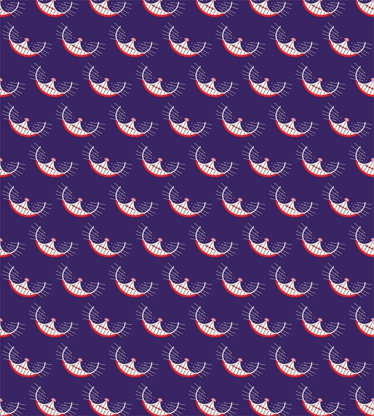 Witty Smile Teeth Cat's Whisker — Pattern