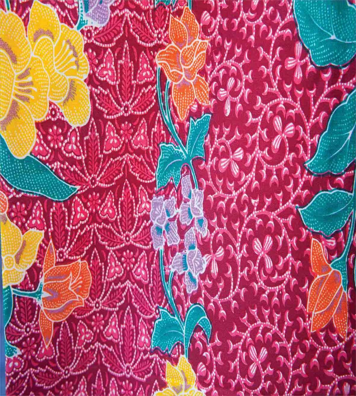 Colorful Blossoms Batik — Pattern