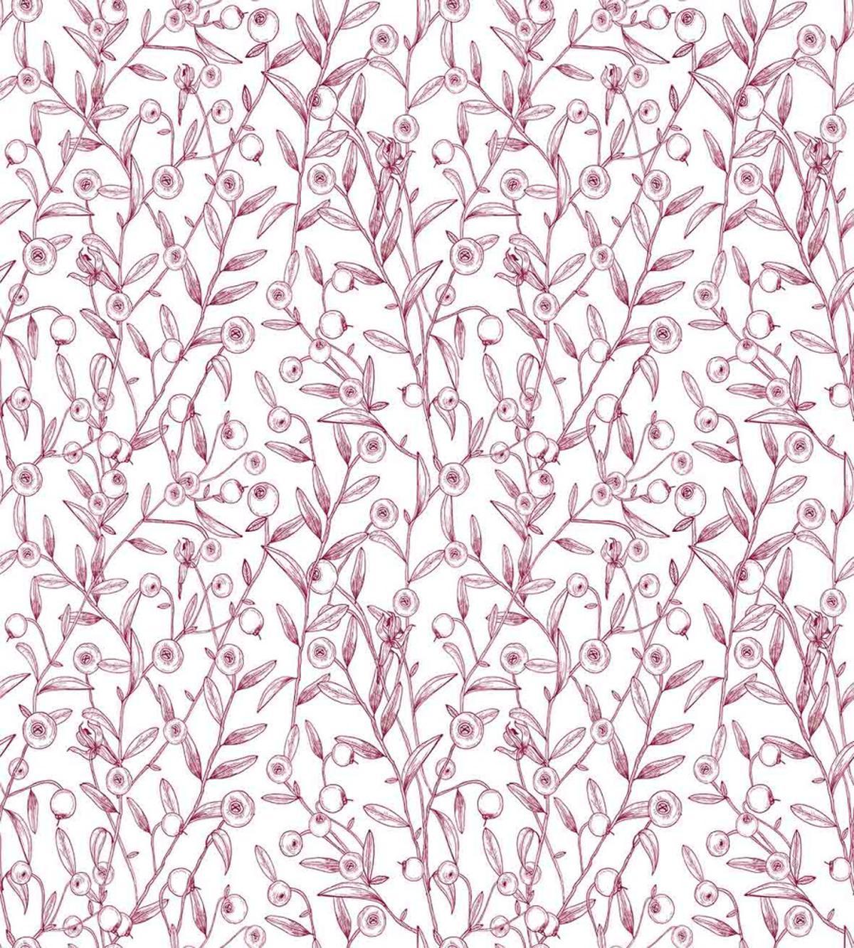 Berries Growing on Stems — Pattern