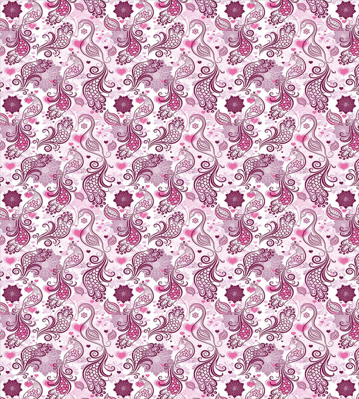 Romantic Birds Flowers — Pattern