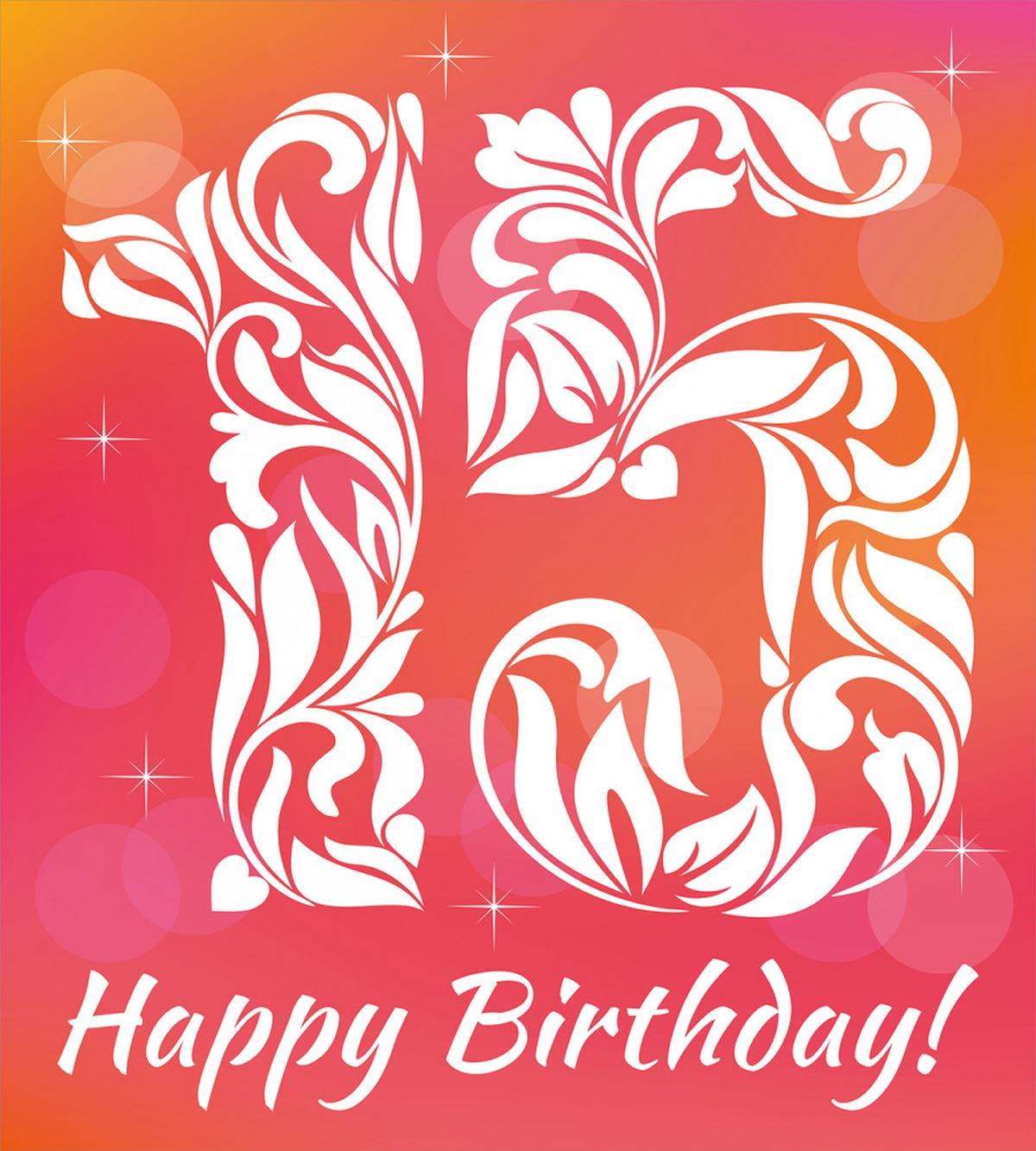 Teen Birthday Design — Pattern