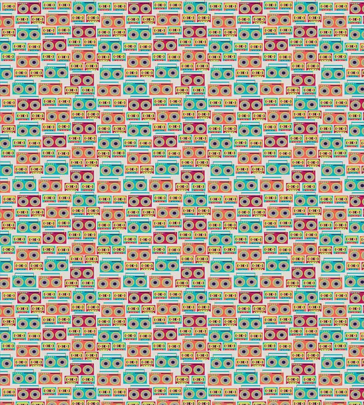 Tapes Cassettes Funky — Pattern