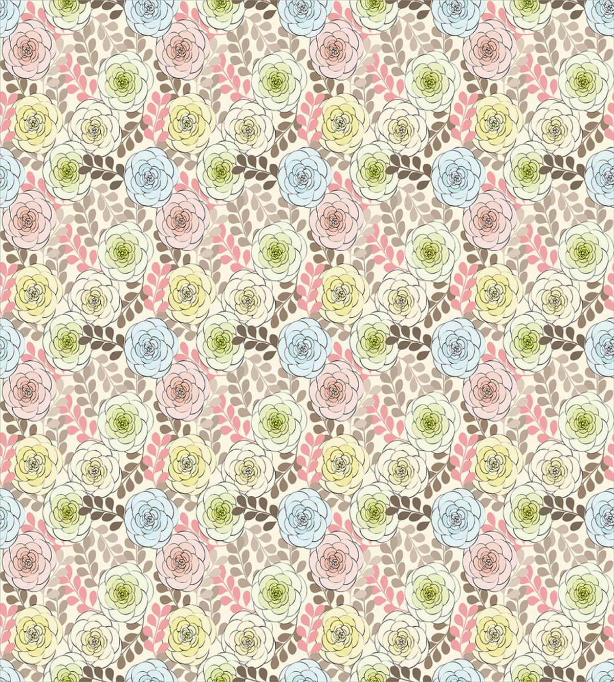 Abstract Rose Petals — Pattern