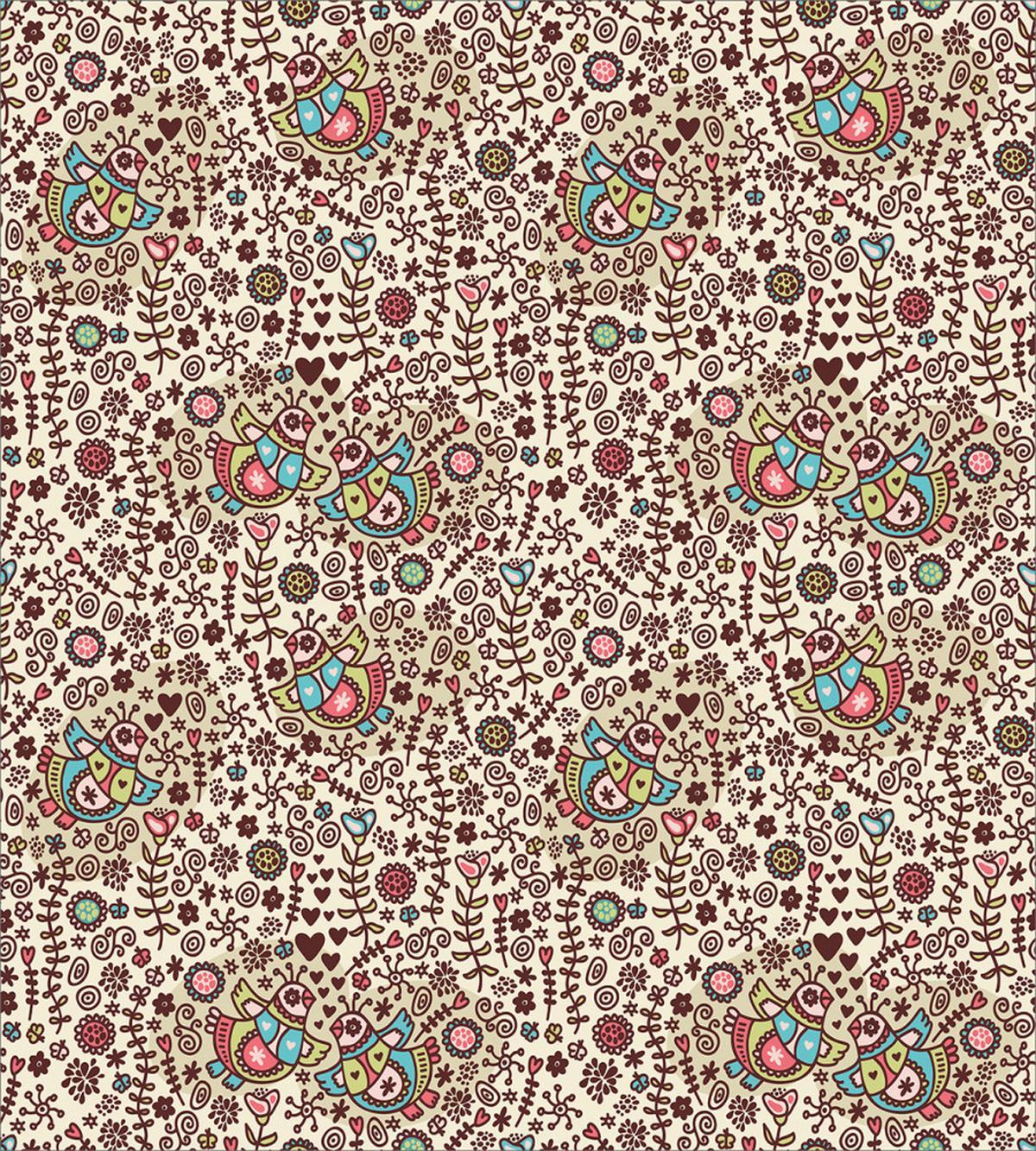 Birds with Folk Clothes — Pattern