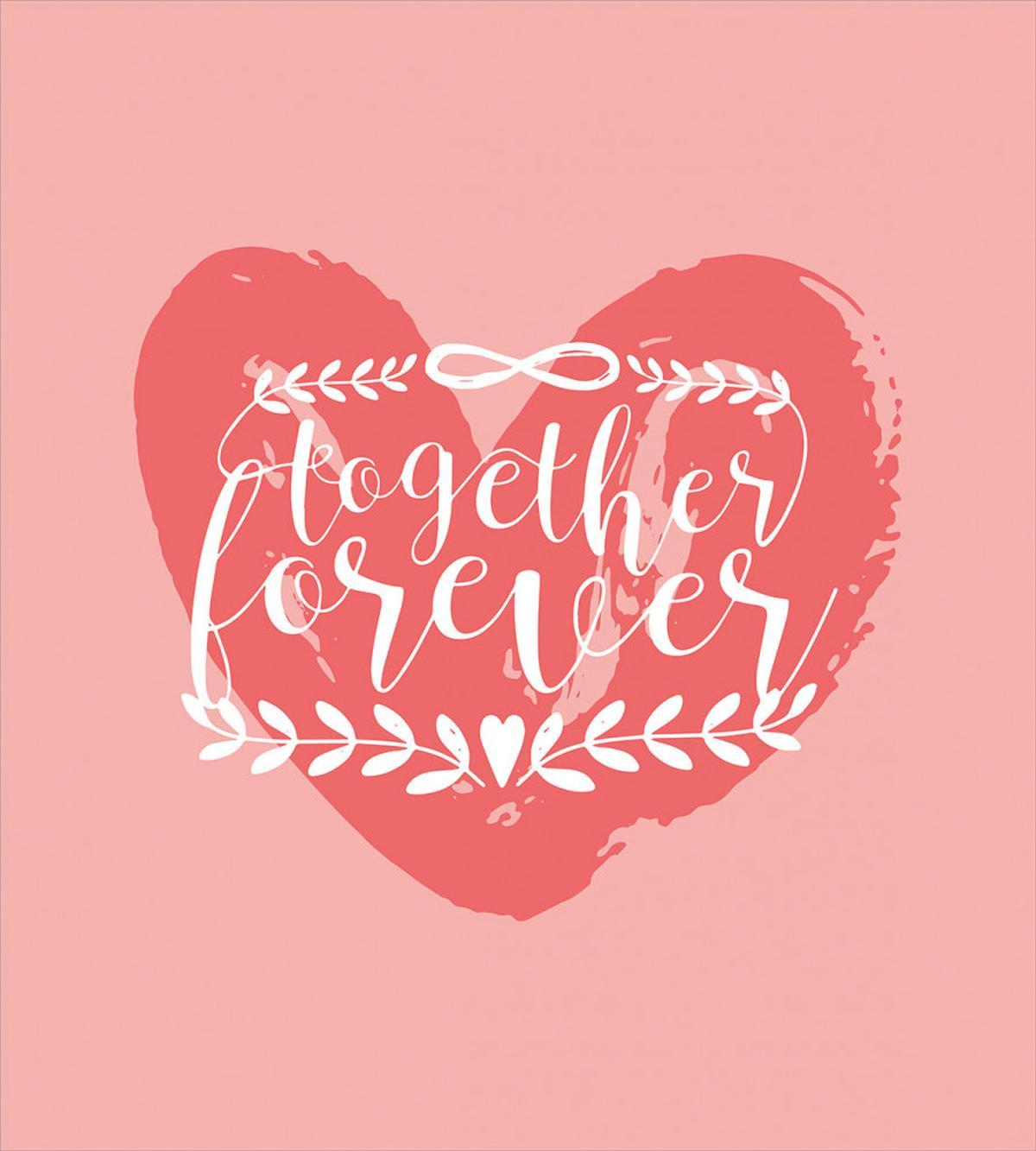 Together Forever on Heart — Pattern
