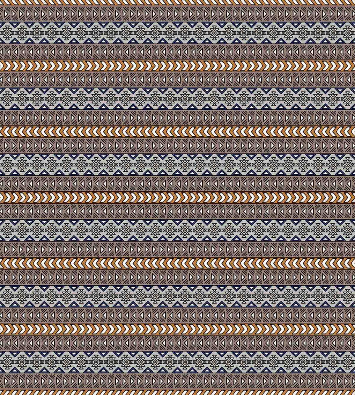 Geometric Tribal Borders — Pattern