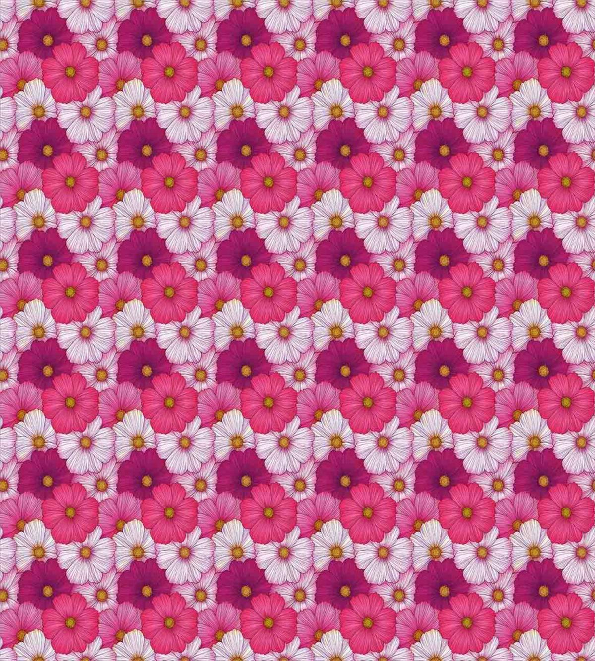 Cosmos Flowers Bunch — Pattern