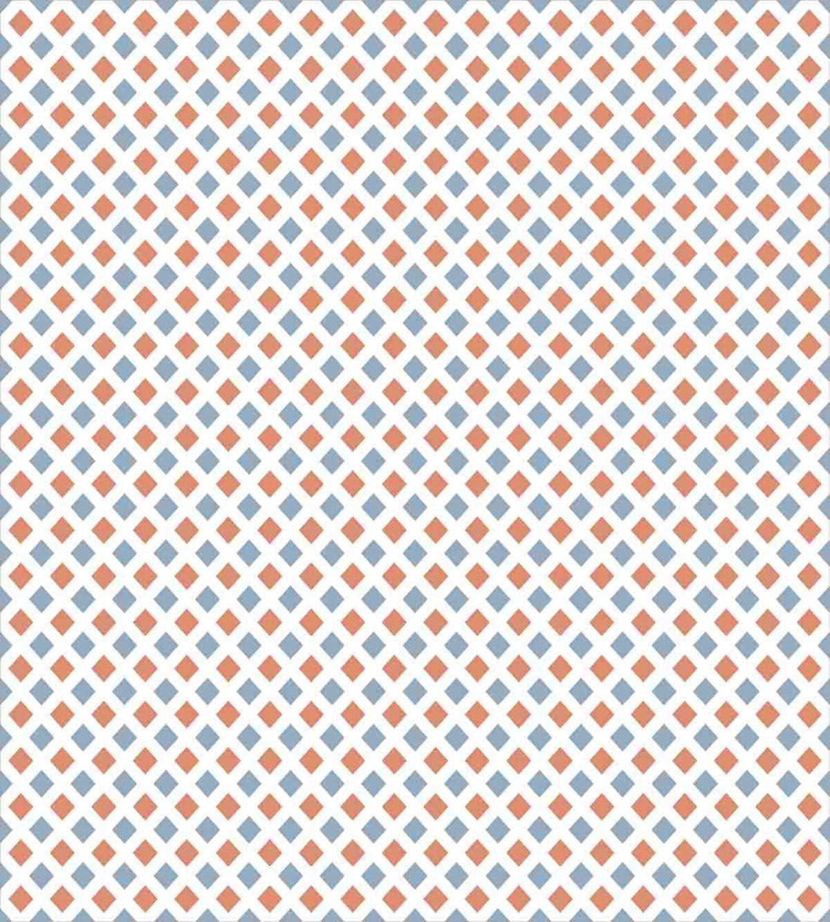 Colored Rhombs Borders — Pattern