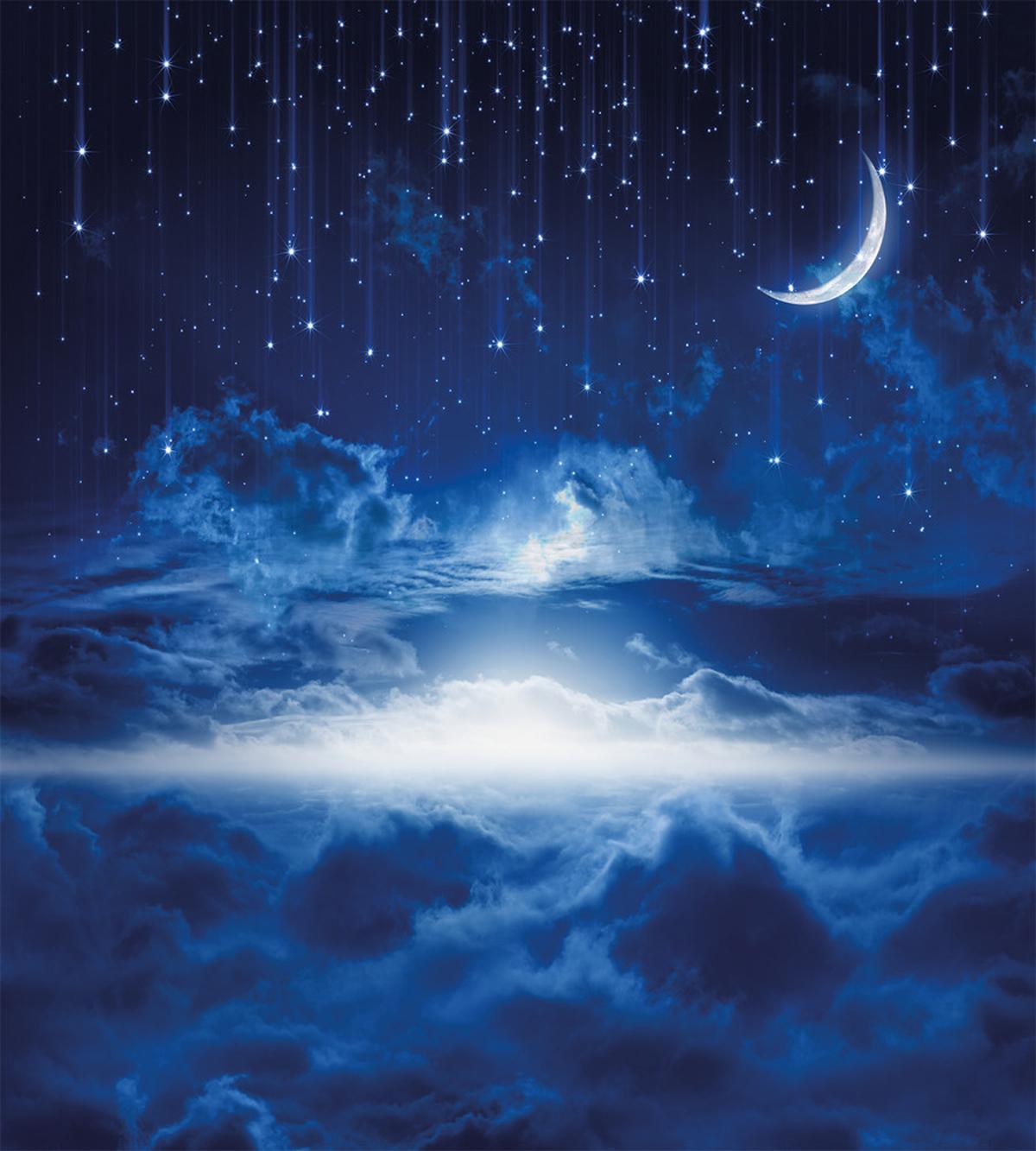 Galaxy Falling Stars View — Pattern