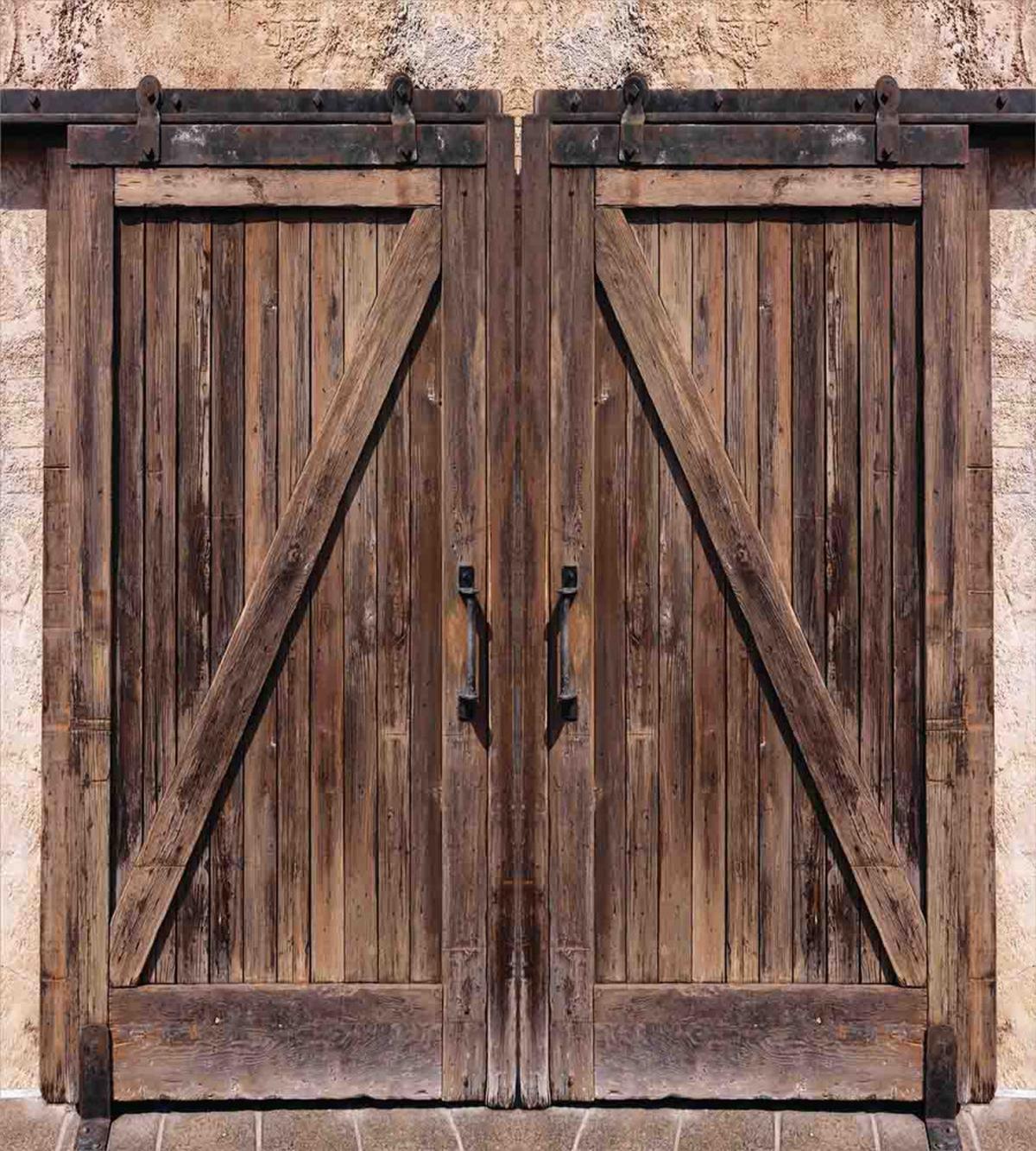 Wooden Barn Door Image — Pattern