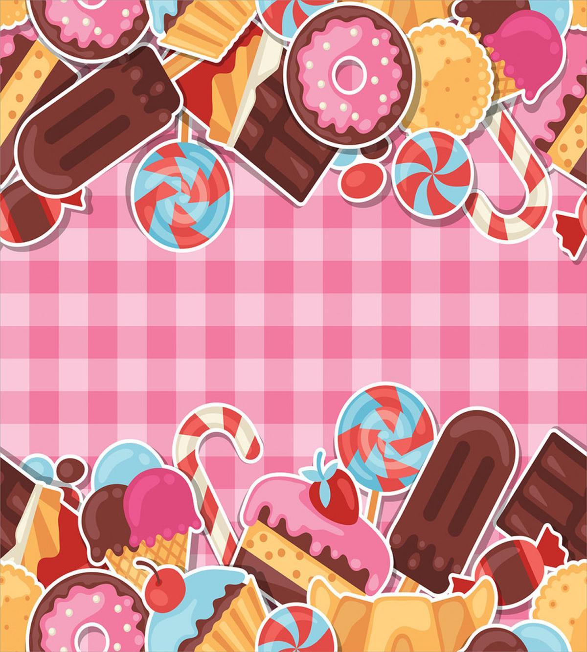Candy Cookie Sugar Cake — Pattern