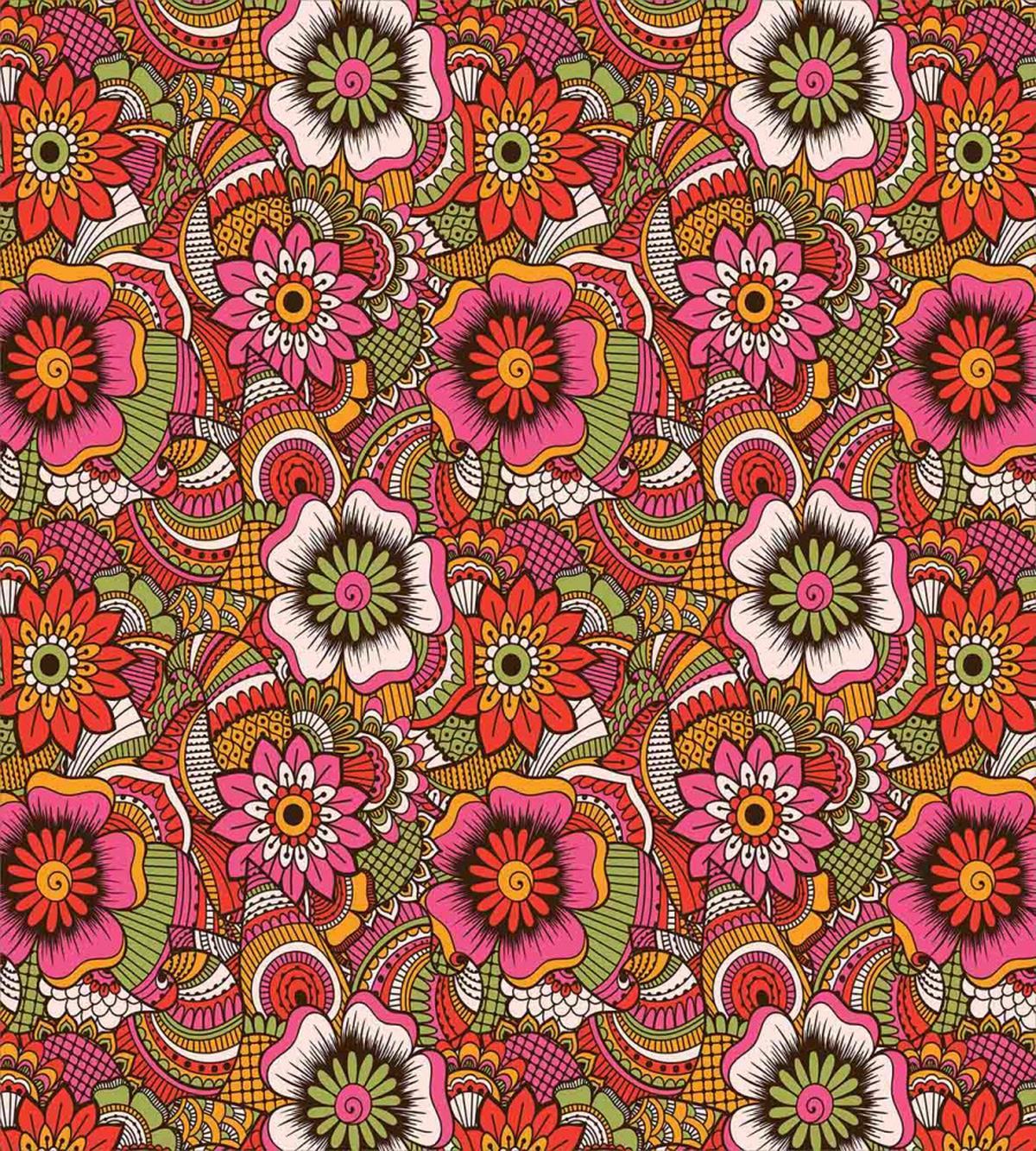 Motley Spring Art — Pattern