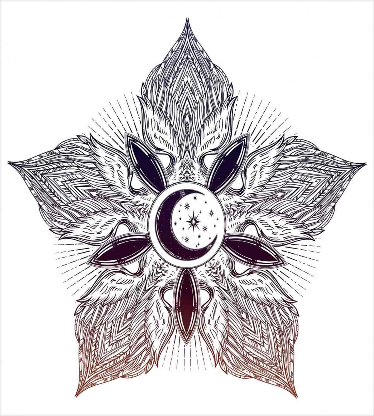 Eastern Feathers Petal — Pattern