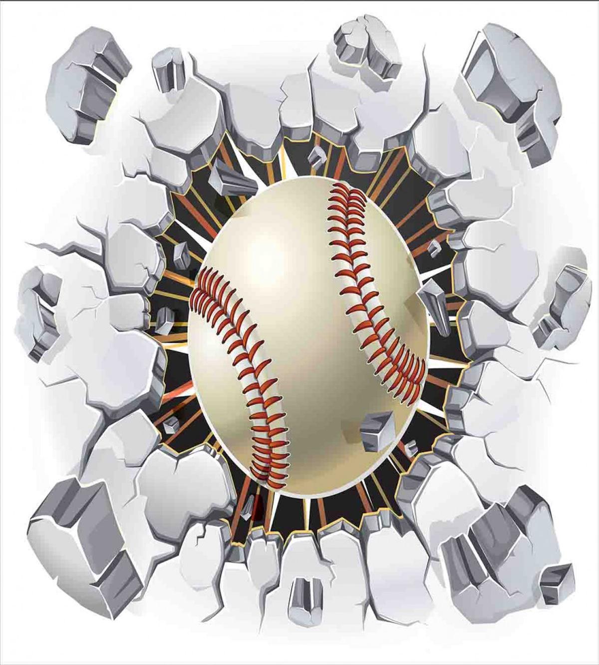 Baseball Wall Concrete — Pattern