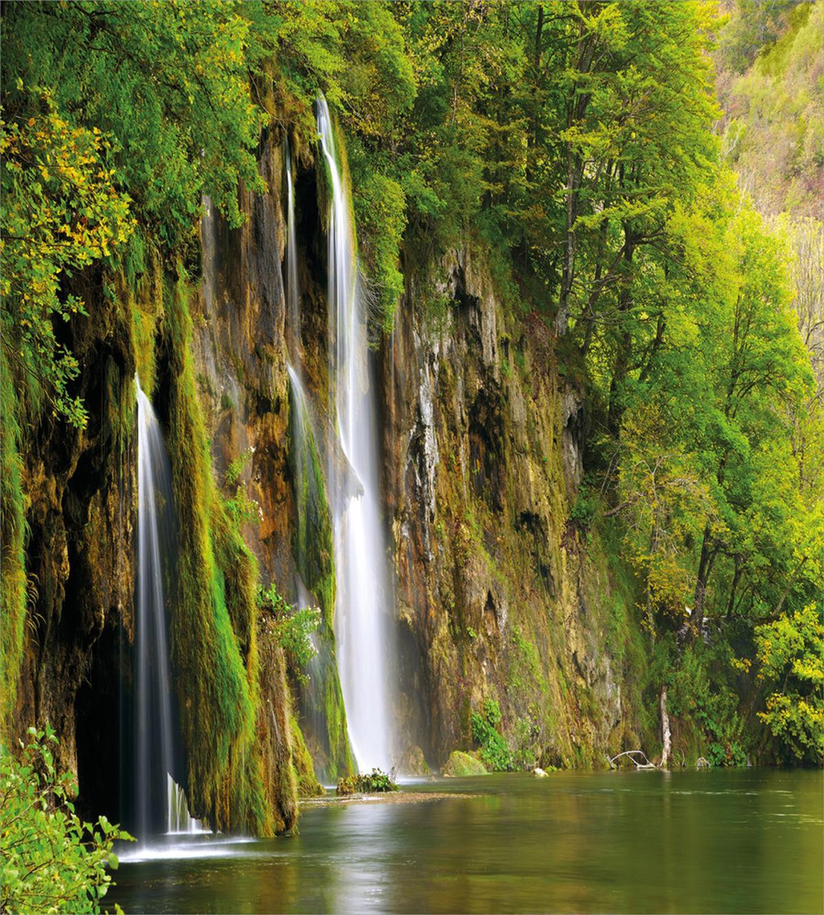 Majestic Waterfall River — Pattern