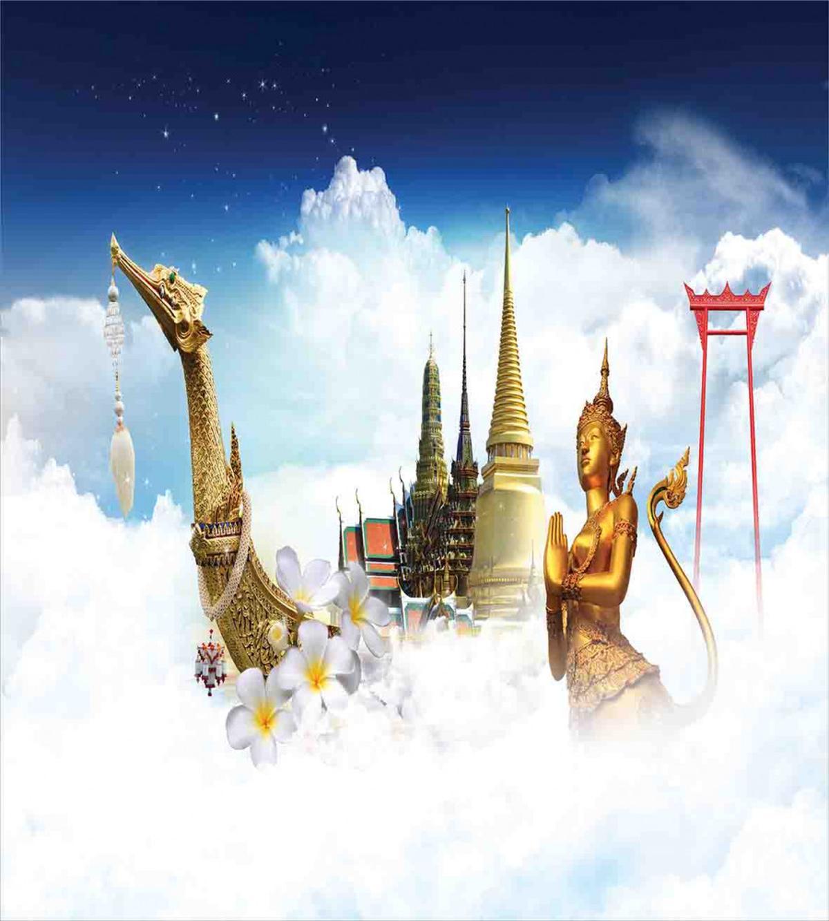 Thailand Famous Statues — Pattern