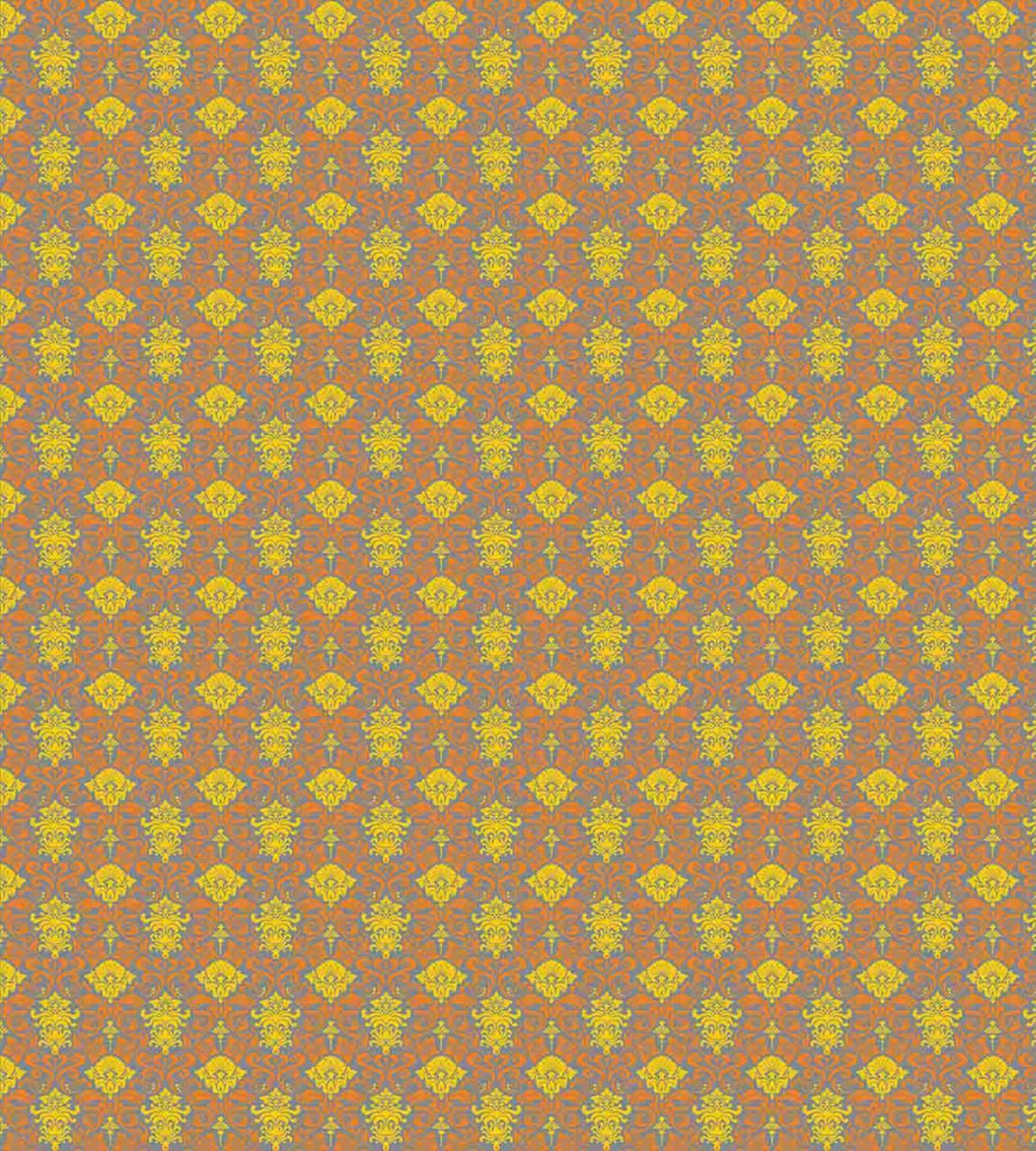 Baroque Damask Motif — Pattern