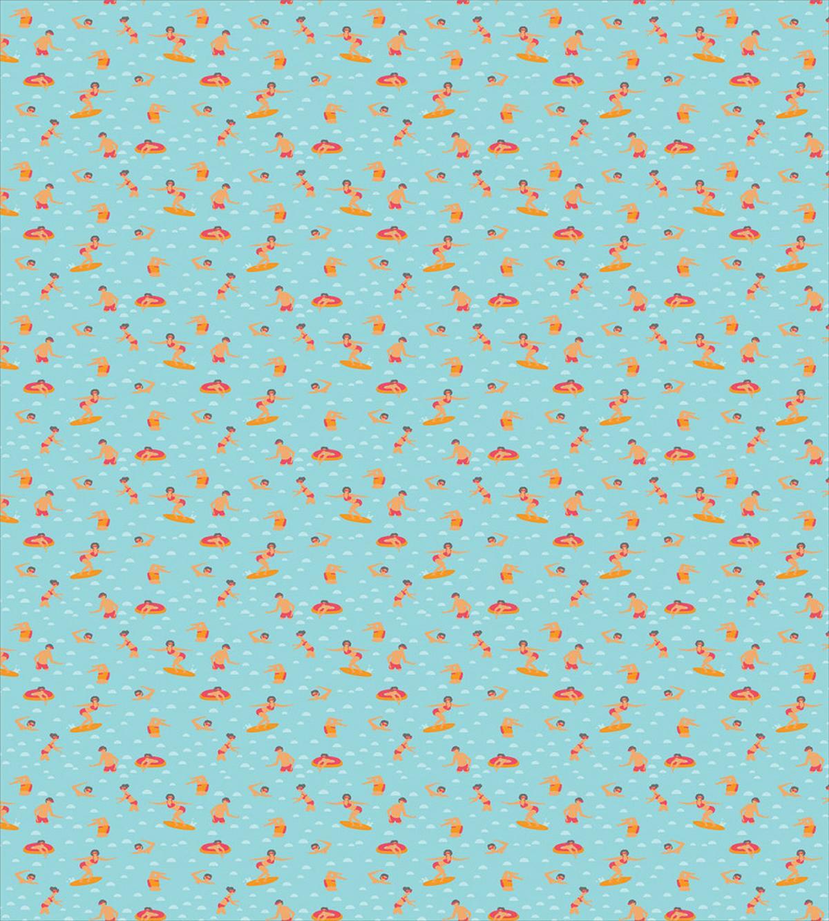 People Swimming Surfing — Pattern