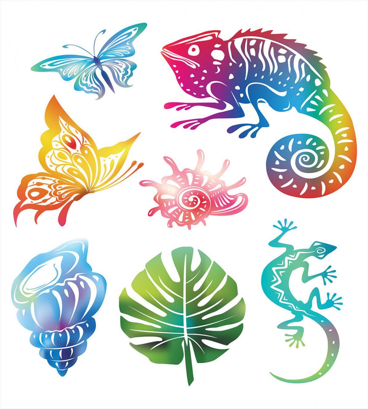 Exotic Fauna and Foliage — Pattern