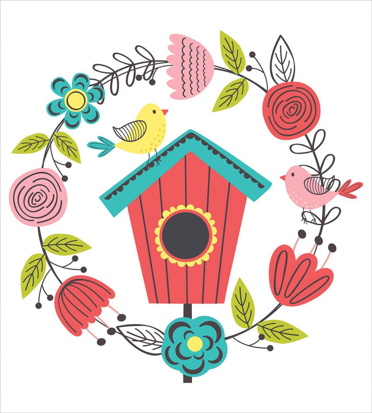 Winged Animals Nest Art — Pattern