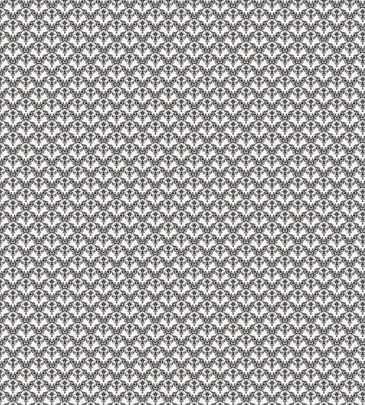 Monochrome Lace Tracery — Pattern