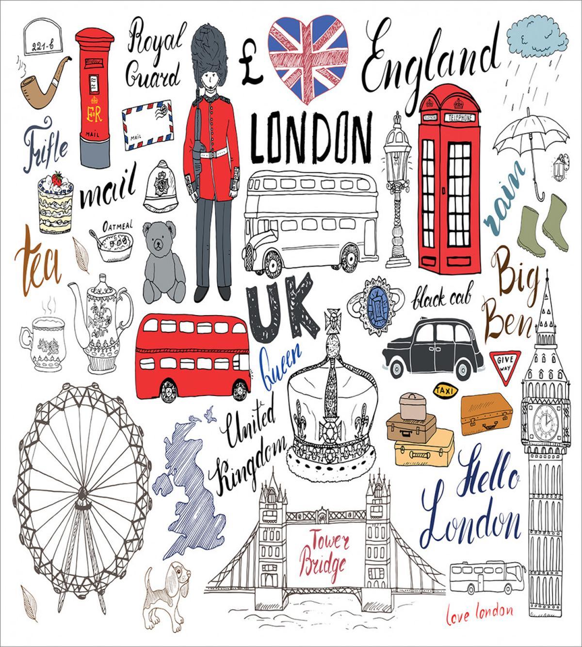 London Double Decker Bus — Pattern