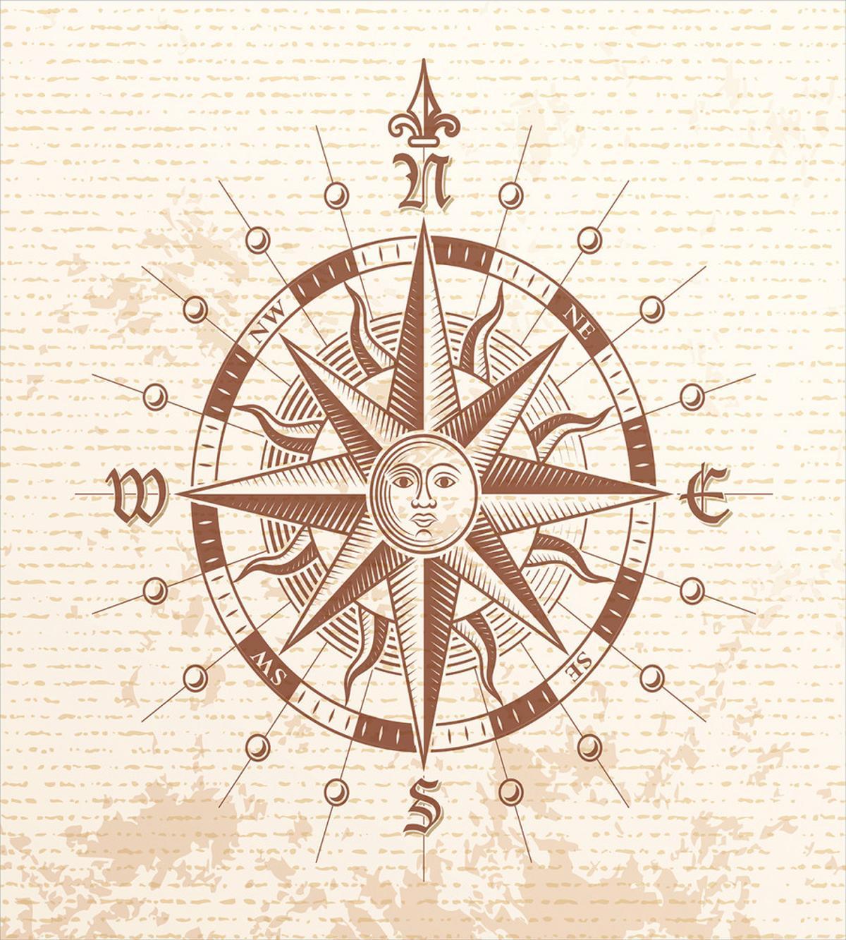 Vintage Compass — Pattern