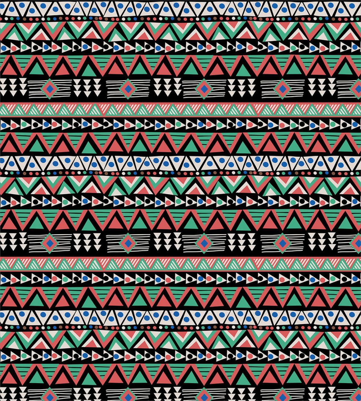 Ethnic Style Triangles Art — Pattern