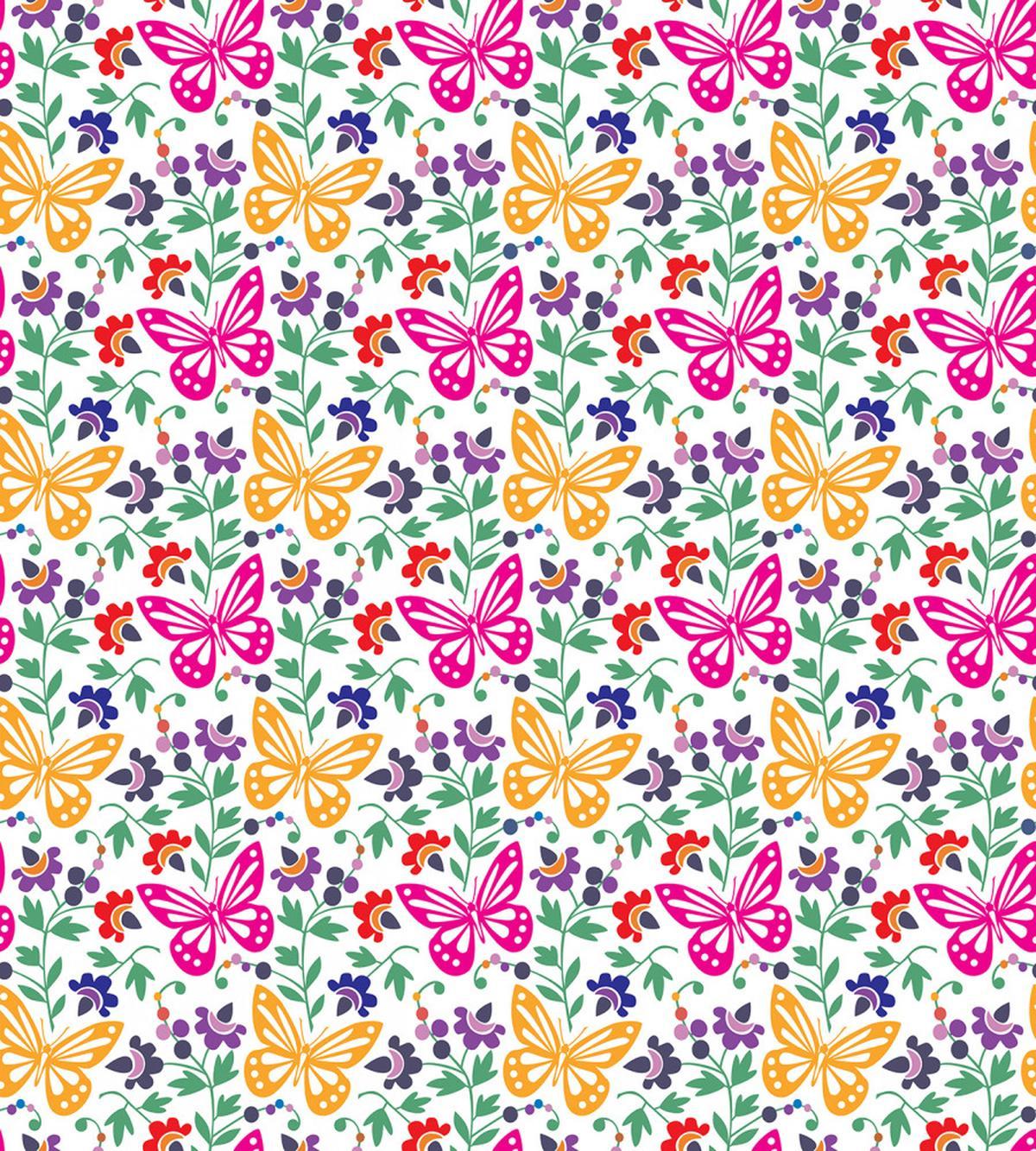 Vibrant Summer Blooms — Pattern