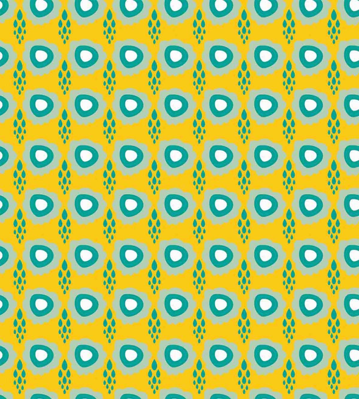 Raining Weather Clouds Art — Pattern